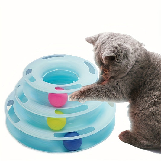 Cat Three Layer Turntable Toy