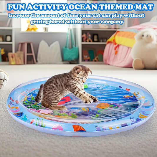 Interactive Water-Sensing Cat Play Mat