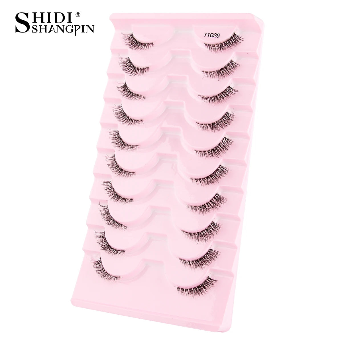 Half Lashes Mink Eyelashes Natural Soft Cat Eye False Eyelashes Long Wispy 3D Mink Lashes Makeup Eyelash Extension Fake Lashes