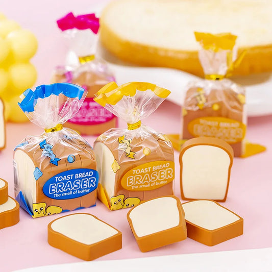 Creative Cute Toast Bread Eraser