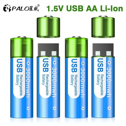 AA USB Rechargeable Lithium batteries