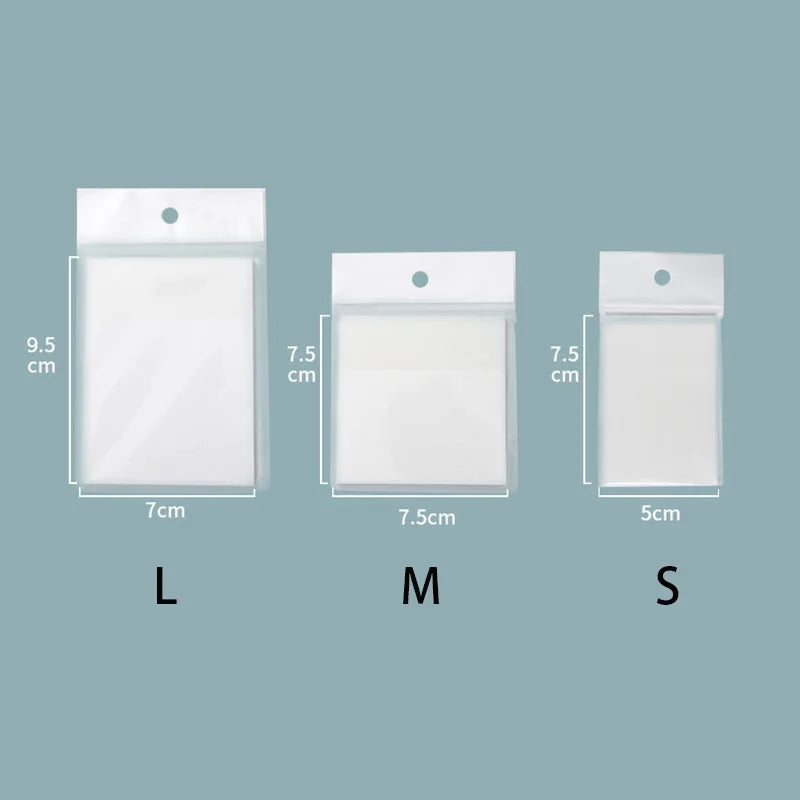 50 Sheets Transparent Waterproof  Memo Pad Sticky Note