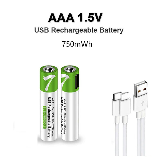 AAA USB rechargeable  battery